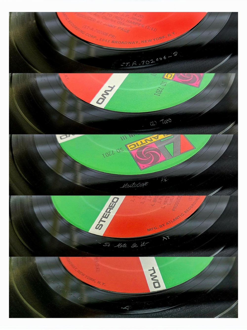 LED ZEPPELIN•Led Zeppelin III•1970 US Stereo (SD 7201) Presswell, 1st Pressing - Picture 8 of 14